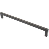 Möbelgriff ba 256mm, Küchengriff Schwarz matt, Türgriff eckig von LIVINGPOINT24