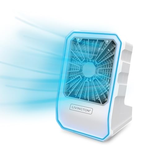 Livington Arctic Air Outdoor - mobile Klimaanlage ohne Abluftschlauch - kabelloser Luftkühler mit Wasserkühlung & Sprühnebelfunktion - Außen & Innen - mit Wassertank oder Gartenschlauch verwendbar von LIVINGTON