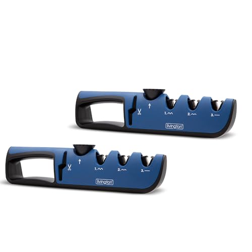 Livington Blade Star Doppelpack - Messerschärfer - Profi-Messerschärfer - Individuell verstellbar - Ergonomischer Griff von LIVINGTON