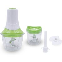 Livington - MagiCut Deluxe - kompakter 6-in-1 Multi-Zerkleinerer 360ml und 1000ml Glasbehälter inkl. Deckel - schneidet, mischt, hackt, reibt, von LIVINGTON