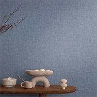 A.S. Creation Vliestapete 10.05 x 0.53 m Livingwalls Unitapete Blau 791102 Einfarbig CosmoLiving by Cosmopolitan von LIVINGWALLS