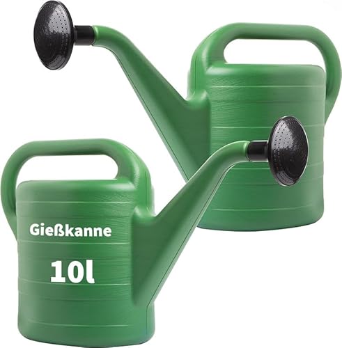 LIVINJA - Robuste 10L Gießkanne, Klassisch Grün, 2er Set – Ideal für jeden Gärtner, UV-Beständig, Mit Abnehmbarer Düse LIVINJA - Robuste 10L Gießkanne, Klassisch Grün, 2er Set – Ideal für jeden Gärtner, UV-Beständig, Mit Abnehmbarer Düse von LIVINJA