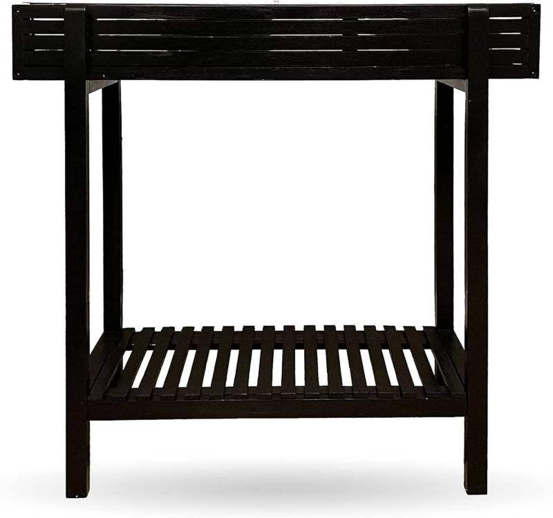 LIVIcom Blumenkasten, Hochbeet Akazienholz Pflanzkasten Kräuterbeet von LIVIcom
