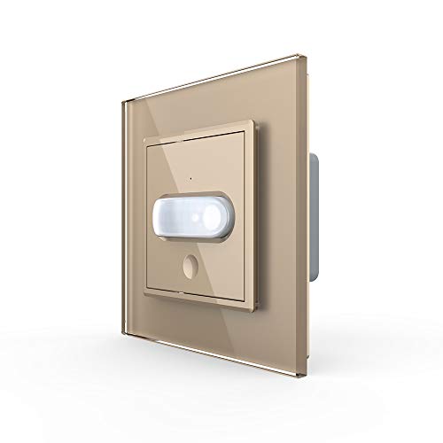 LIVOLO Bewegungsmelder Sensorschalter Touch Glasrahmen VL-C7-01RG-13 Gold Automatisch Sensor Timer LIVOLO Bewegungsmelder Sensorschalter Touch Glasrahmen VL-C7-01RG-13 Gold Automatisch Sensor Timer von LIVOLO