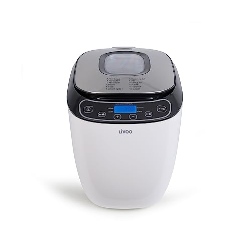 Brotbackautomat 0,9 kg 550 W weiß - dop218 von Livoo feel good moments