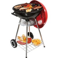 Holzkohlegrill 41cm rot/schwarz - doc172r Livoo von LIVOO