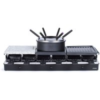 Raclette + fondue-set 12 personen 1650w - Livoo - doc234 von LIVOO