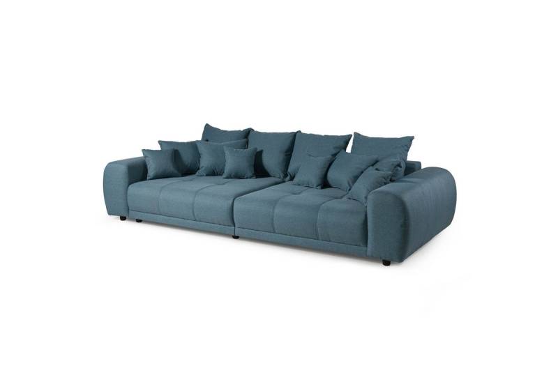 LIVORA Big-Sofa, Bigsofa Geflechtstoff 310x135x86 blau MIRELLA LIVORA Big-Sofa, Bigsofa Geflechtstoff 310x135x86 blau MIRELLA von LIVORA
