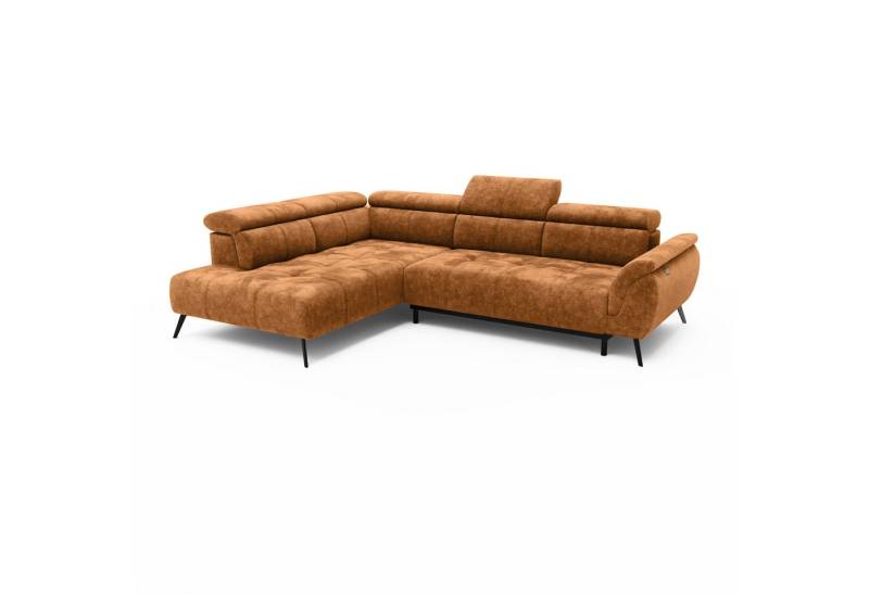 LIVORA Ecksofa VALENTINA, Ecksofa Ottomane links Chenille 284x208x79 rostfarben VALENTINA LIVORA Ecksofa VALENTINA, Ecksofa Ottomane links Chenille 284x208x79 rostfarben VALENTINA von LIVORA