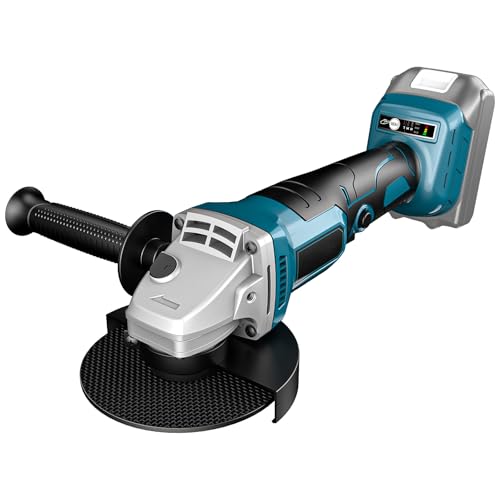LIVOWALNY Akku-Winkelschleifer für Ma-kita Akku 18V Li-Ion: 125 mm Scheibendurchmesser, 9000U/min, Bürstenloser Schleifer mit Quick-Fix-Nut und handhaben (Ohne Schneidmesser, Akku und Ladegerät) LIVOWALNY Akku-Winkelschleifer für Ma-kita Akku 18V Li-Ion: 125 mm Scheibendurchmesser, 9000U/min, Bürstenloser Schleifer mit Quick-Fix-Nut und handhaben (Ohne Schneidmesser, Akku und Ladegerät) von LIVOWALNY
