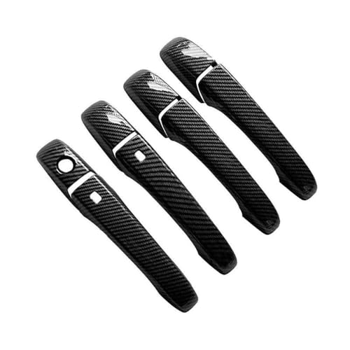 LIVZFRLZ Türgriffabdeckungen Für Dodge Caliber 2007-2012 Außentürgriffabdeckung Zubehör Aufkleber Verkleidungsset Werkzeuge(Carbon Fiber) von LIVZFRLZ