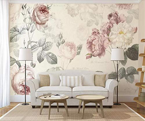 Fototapete 3D Effekt Tapeten Rose Wandtapete Wandbild Wand Dekoration von LIWALLPAPER