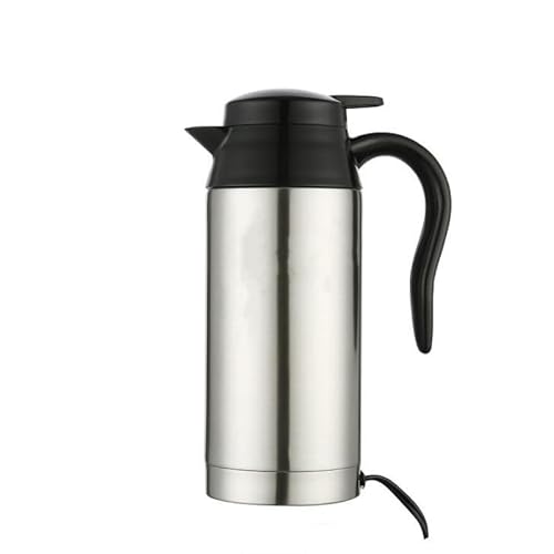 750ml Auto Wasserkocher 12V Reisewasserkocher Edelstahl, Elektrischer Wasserkocher für Heißwasser Kaffee Tee von LIWEARE