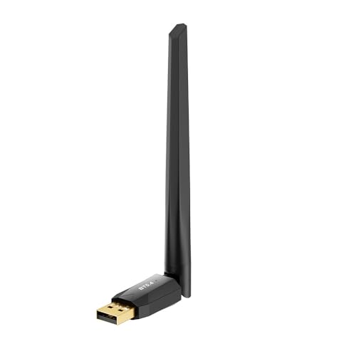 Bluetooth Adapter 5.4 für PC, 150M Langstrecken-Bluetooth Stick USB Bluetooth Dongle 5.4 EDR Adapter für Desktop Laptop PC Plug & Play Kompatibel mit Windows 11/10/8.1 von LIWEARE