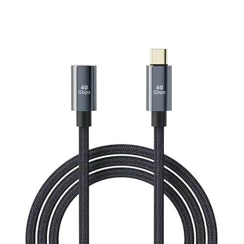 LIWEARE USB 4 Verlängerungskabel, Thunderbolt 4 3 Typ C 40Gbps USB-C Stecker zum weiblichen Monitor PD 100W 8K Video Dock Station Audio-Datenübertragungskabel LIWEARE USB 4 Verlängerungskabel, Thunderbolt 4 3 Typ C 40Gbps USB-C Stecker zum weiblichen Monitor PD 100W 8K Video Dock Station Audio-Datenübertragungskabel von LIWEARE