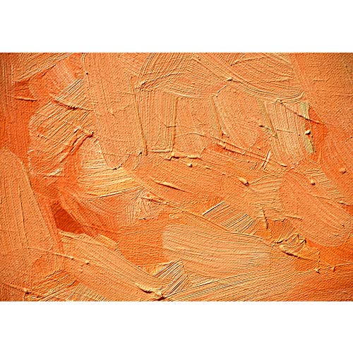 Vlies Fototapete 350x245 cm PREMIUM PLUS Wand Foto Tapete Wand Bild Vliestapete - WALL OF ORANGE SHADES - Abstrakt Hintergrund Dekoration Wand Spachtel farbige Wand orange - no. 108 von LIWWING