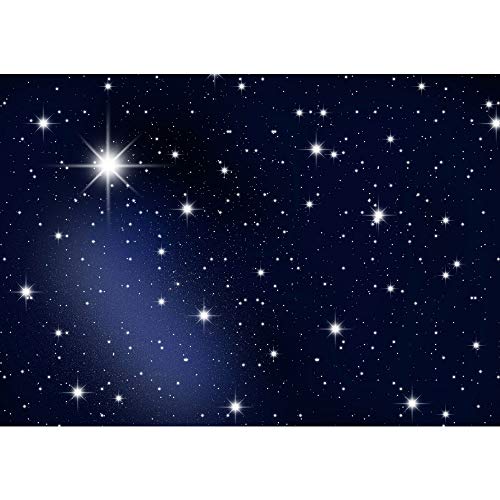 Vlies Fototapete 400x280 cm PREMIUM PLUS HiQ - OEKO-TEX Standard 100 Wand Foto Tapete Wand Bild Vliestapete - A MILLION STARS - Sternenhimmel Stars Sterne Leuchtsterne Nachthimmel - no. 0028 von LIWWING