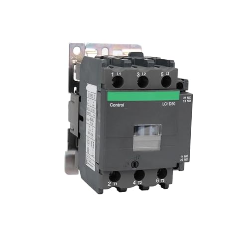 Dreipoliger AC-Schütz 24 V 48 V 110 V 220 V 380 V LC1D40 LC1D50 LC1D65 LC1D32 LC1D38 B7C F7C Q7C M7C Schwarz(LC1D50,48V) von LIWaaGe