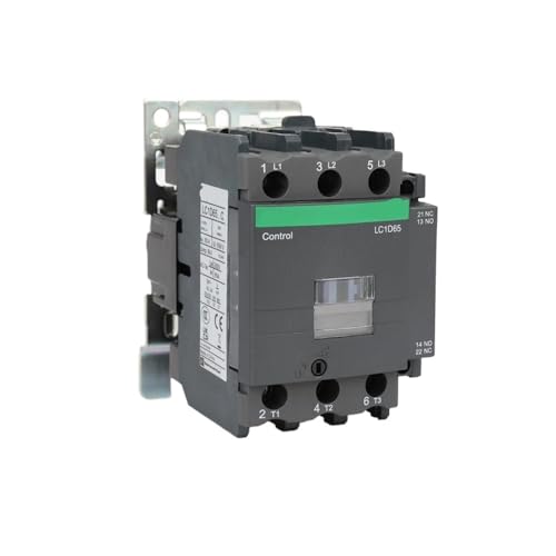 Dreipoliger AC-Schütz 24 V 48 V 110 V 220 V 380 V LC1D40 LC1D50 LC1D65 LC1D32 LC1D38 B7C F7C Q7C M7C Schwarz(LC1D65,24V) von LIWaaGe