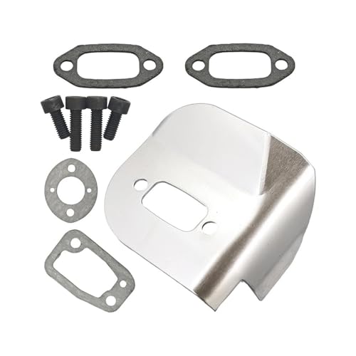 Geeignet for 268K 272 272K 272S 272XP Kettensäge Hitzeschild Deflektor Schalldämpfer Dichtung Bolzen Kit Geeignet for 268K 272 272K 272S 272XP Kettensäge Hitzeschild Deflektor Schalldämpfer Dichtung Bolzen Kit von LIWaaGe