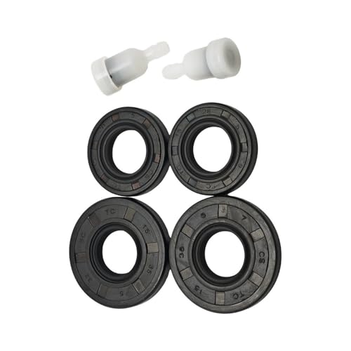 Geeignet for 4500 5200 5800 45cc 52cc 58cc Ölkettensäge Kurbelgehäuse-Öldichtung Öltank-Entlüftungssatz Ersatzteile von LIWaaGe