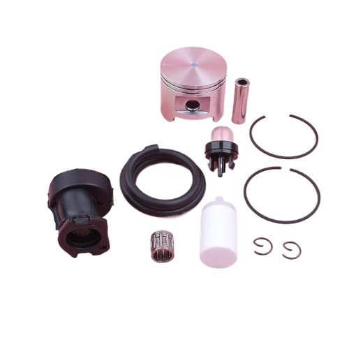 Geeignet for Hus 353 350 Kettensäge 45mm Kolben Öl Kit Verteiler Starter Starter Birne Lager von LIWaaGe