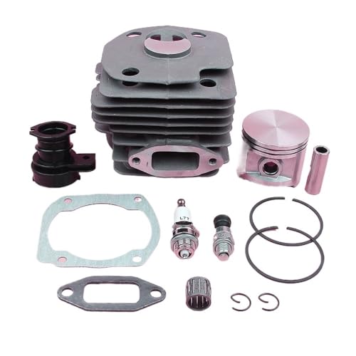 Geeignet for Hus 365 362 371 372 XP Kettensäge Motor Motor 50mm Zylinder Kolben Verteiler Kit 503909271 503743901 von LIWaaGe