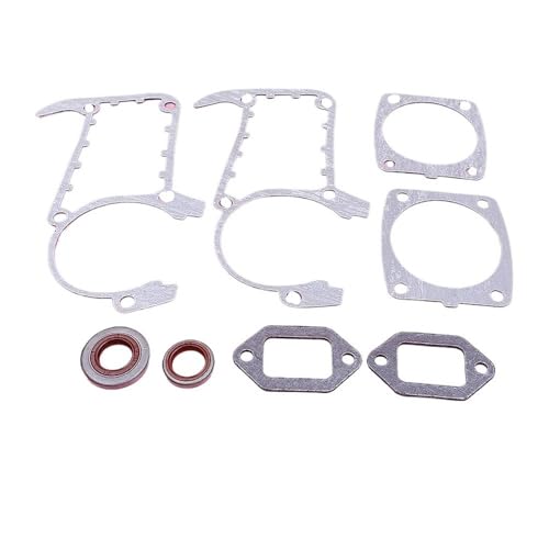 Geeignet for MS341 MS361 MS 361 Kettensäge Kurbelgehäuse Zylinder Schalldämpfer Dichtung Öl Dichtung Kit Teile 11350071050 96400031560 von LIWaaGe