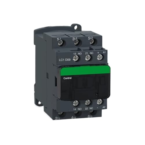 Schwarz LC1D09 LC1D12 LC1D18 LC1D25 LC1D32 LC1D38 B7C F7C Q7C M7C 24 V 110 V 220 V 380 V Dreipoliges AC-Schütz(AC LC1D12A,220V) von LIWaaGe