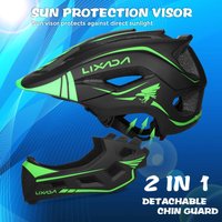 LIXADA Lixada kinder abnehmbare volle Gesichtshelm Kinder Sportsicherheit Bike Schutzausrüstung für Cycle Skateboarding Roller Skating Scooter von LIXADA