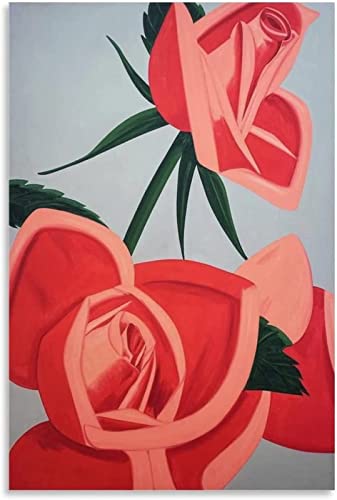 LIXINE Berühmte Alex Katz Poster Rote Rose Wandkunst Alex Katz Drucke Ästhetik Alex Katz Leinwand Malerei Moderne Home Wand Decor Bild 40x60cm Kein Rahmen von LIXINE