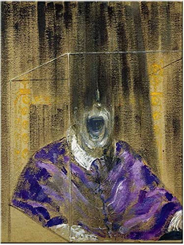 LIXINE Francis Bacon Poster Ausstellung Figuren Portrait Leinwand Wandkunst Francis Bacon Drucke und Malerei Francis Bacon Bild Wohnkultur 40x60cm Kein Rahmen von LIXINE
