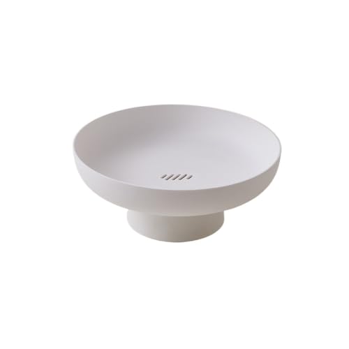 LIXIONGQUANLAL Luxusfrucht Obstteller, Heimgebrauch, Wohnzimmer, Couchtisch, Snackteller, Obstkorb, hoher Obstteller Erlesene Frucht(White) von LIXIONGQUANLAL