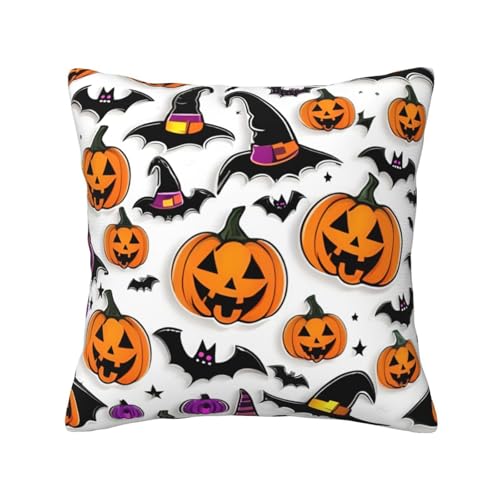 Kürbis-Halloween-Druck, quadratisch, hautfreundlich, atmungsaktiv, vielseitig einsetzbar Kürbis-Halloween-Druck, quadratisch, hautfreundlich, atmungsaktiv, vielseitig einsetzbar von LIXLZH