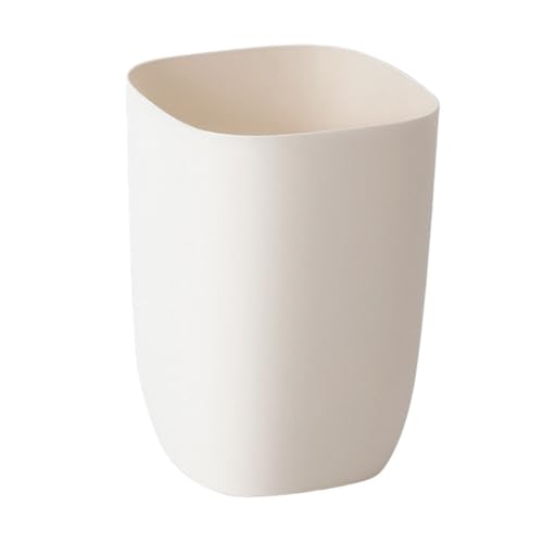 LIXSAZSE 10L Mülleimer Waschbarer Mülleimer Altpapier Mülleimer Wasserdichter wiederverwendbarer Eimer Mülleimer für Schlafzimmer Wohnzimmer, Aprikose von LIXSAZSE