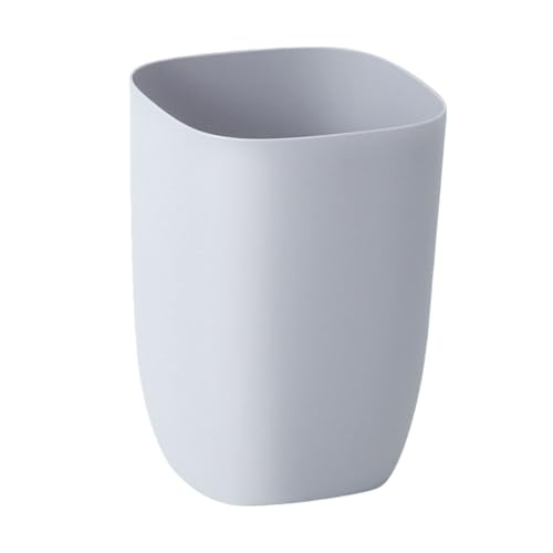 LIXSAZSE 10L Mülleimer Waschbarer Mülleimer Altpapier Mülleimer Wasserdichter wiederverwendbarer Eimer Mülleimer für Schlafzimmer Wohnzimmer, Grau von LIXSAZSE