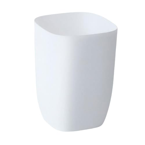 LIXSAZSE 10L Mülleimer Waschbarer Mülleimer Altpapier Mülleimer Wasserdichter wiederverwendbarer Eimer Mülleimer für Schlafzimmer Wohnzimmer, Weiss von LIXSAZSE