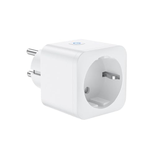 LIXSAZSE 16A Smart WiFi Steckdose Timer Sprachfernbedienung Heizlüfter Steckdose Wohnzimmer Schlafzimmer Intelligenter EU Stecker von LIXSAZSE
