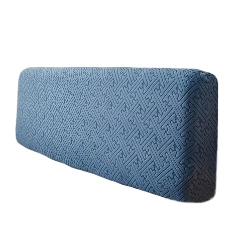 LIXSAZSE Dekorativer Bettrahmenbezug, bequem und schützend, Polyester Queen Kopfteilbezug, Kopfteil Schonbezüge, Blau, 150cm von LIXSAZSE