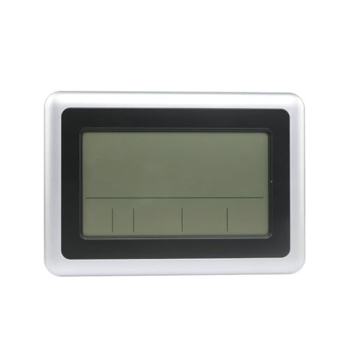 LIXSAZSE Digitaluhr Thermometer Raum Desktop Kalender Zeitanzeige Tool Alarmgerät Indoor Home mit Temperaturmesser von LIXSAZSE