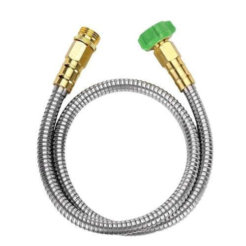 LIXSAZSE Flexible Schlauchverlängerung aus Edelstahl für einfaches Manövrieren im Hof. Gartenschlauchverlängerung aus Edelstahl mit Buchse, 1FT LIXSAZSE Flexible Schlauchverlängerung aus Edelstahl für einfaches Manövrieren im Hof. Gartenschlauchverlängerung aus Edelstahl mit Buchse, 1FT von LIXSAZSE