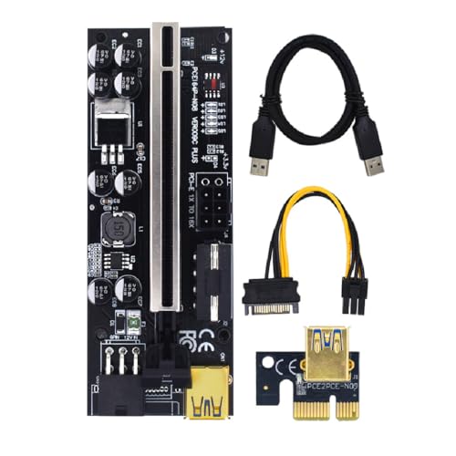LIXSAZSE PCI E 1x bis 6X Exender Board USB Kartenmodul Portable Mining Computer Motherboard Adapter Component Device Miner, Typ 2 LIXSAZSE PCI E 1x bis 6X Exender Board USB Kartenmodul Portable Mining Computer Motherboard Adapter Component Device Miner, Typ 2 von LIXSAZSE