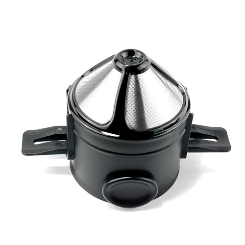 LIXSAZSE Pour Stand Kaffeemaschine Filter Kunststoff Drip Tea Dripper Universal Kaffeepulversieb Filterung Reisebüro von LIXSAZSE
