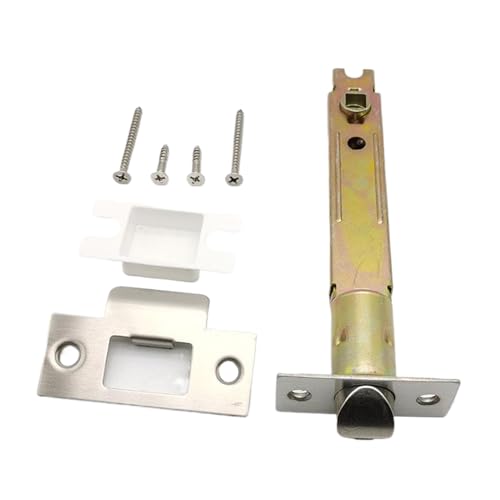 LIXSAZSE Schlossriegel Dreipolige Kugel Aluminiumlegierung Türteile Verlängerte Schlosszunge um 5 Zoll Badezimmerzylinder aus Zinklegierung, Stahl LIXSAZSE Schlossriegel Dreipolige Kugel Aluminiumlegierung Türteile Verlängerte Schlosszunge um 5 Zoll Badezimmerzylinder aus Zinklegierung, Stahl von LIXSAZSE