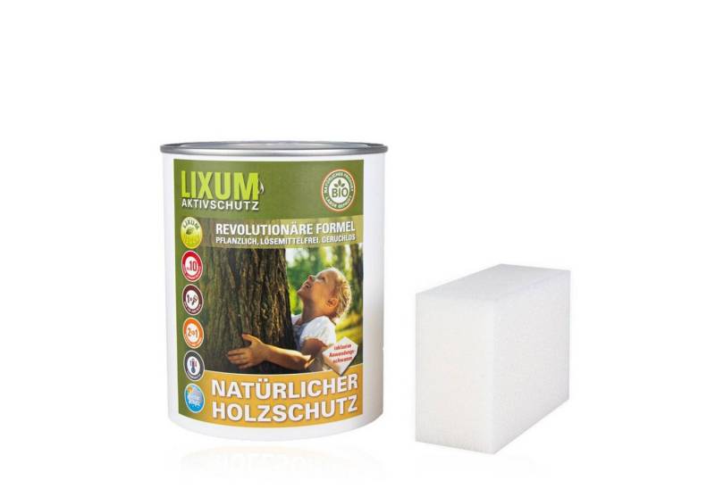 LIXUM Holzschutzlasur LIXUM 100% biologische & natürliche BIO Holzschutz Lasur - universell von LIXUM
