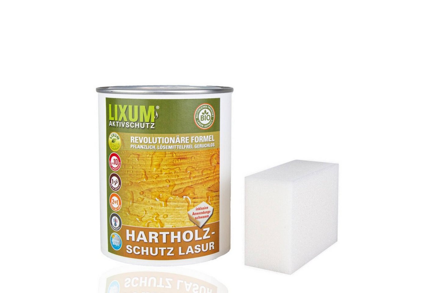 LIXUM Holzschutzlasur LIXUM Biologischer Holzschutz Hartholzschutz universell LIXUM Holzschutzlasur LIXUM Biologischer Holzschutz Hartholzschutz universell von LIXUM