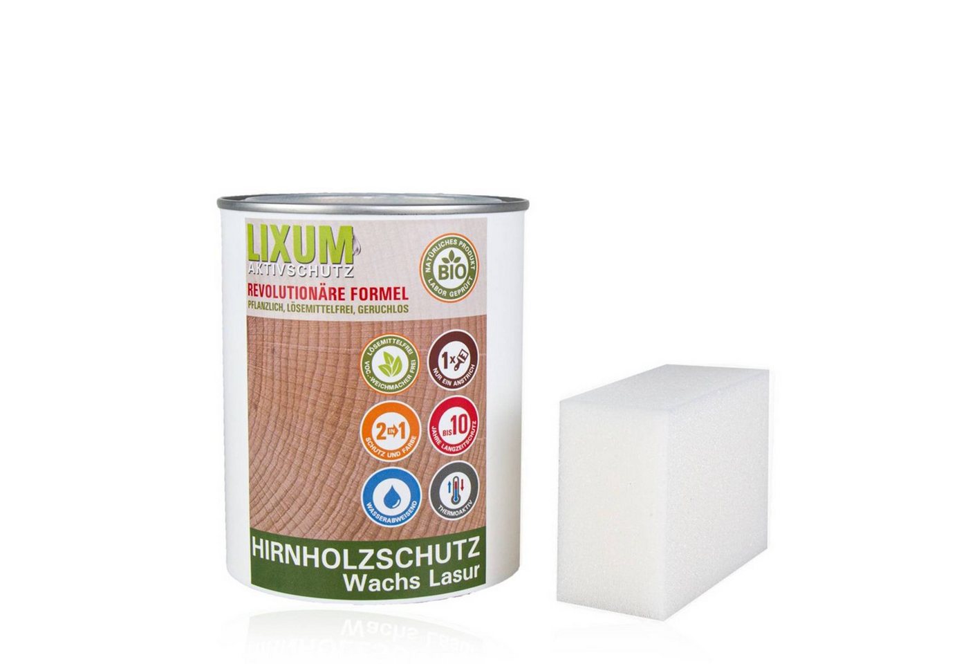 LIXUM Holzschutzlasur LIXUM PRO Biologische Hirnholz Wachs Lasur LIXUM Holzschutzlasur LIXUM PRO Biologische Hirnholz Wachs Lasur von LIXUM