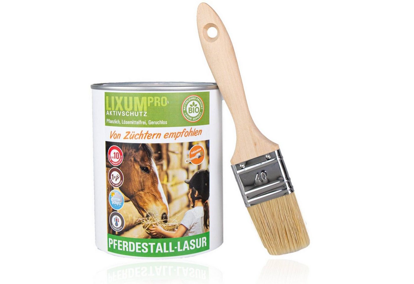 LIXUM Holzschutzlasur LIXUM Pro Biologische Pferdestall Lasur LIXUM Holzschutzlasur LIXUM Pro Biologische Pferdestall Lasur von LIXUM