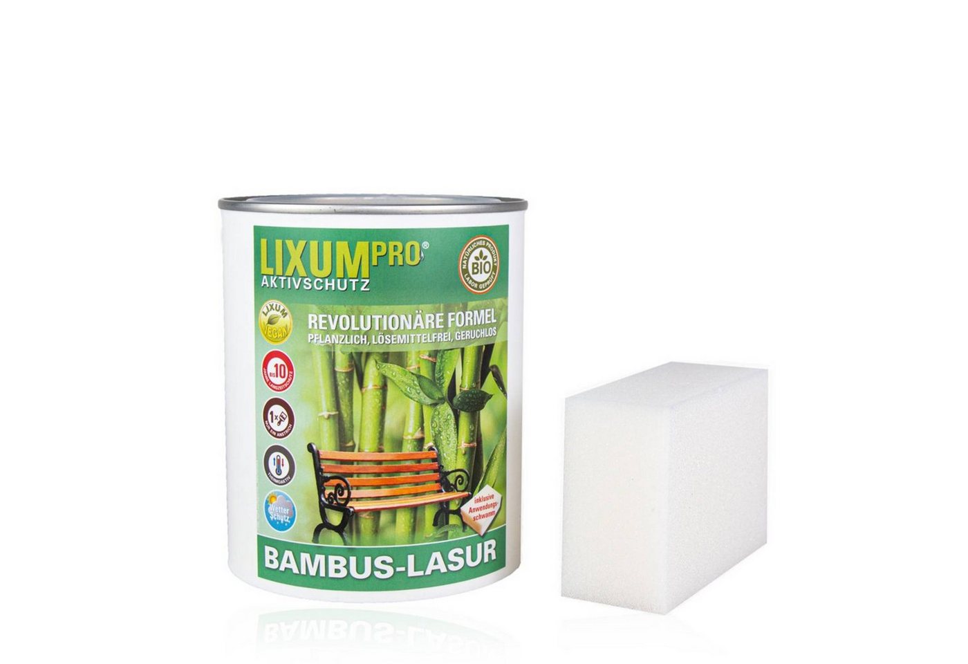 LIXUM Holzschutzlasur LIXUM Pro Biologischer Wetterschutz Bambus LIXUM Holzschutzlasur LIXUM Pro Biologischer Wetterschutz Bambus von LIXUM