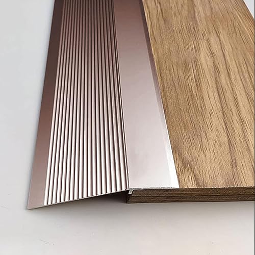 LIYI929GP Klebeschiene Übergang Leiste Metallprofil ÜBergangsprofil Selbstklebend | Ausgleichsprofil Boden/Teppich Laminat ÜBergangsleiste Für Teppich Schwellenübergang Höhe Weniger Als 40mm von LIYI929GP